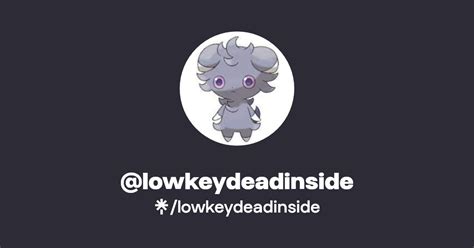 Find @lowkeydeadinside Onlyfans